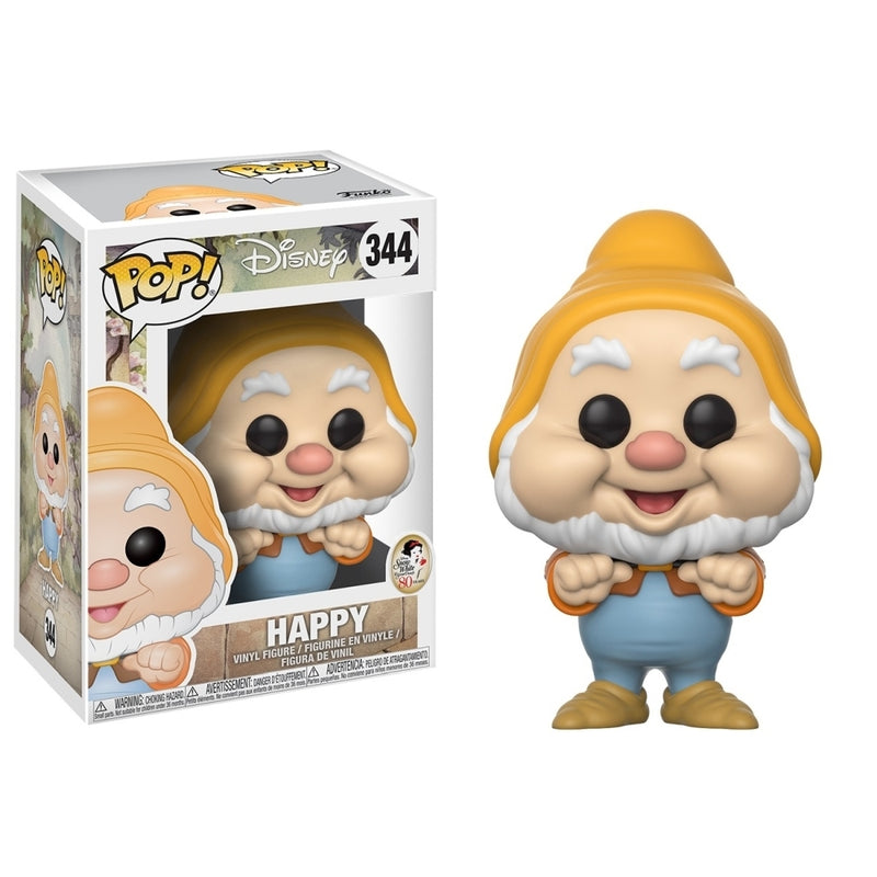 Disney - Funko Pop! Figure - Happy (344)