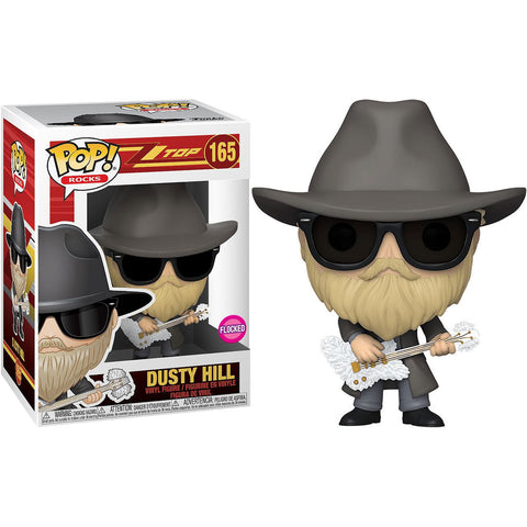 Rocks ZZ Top - Funko Pop! Figure - Dusty Hill (Flocked) (165)