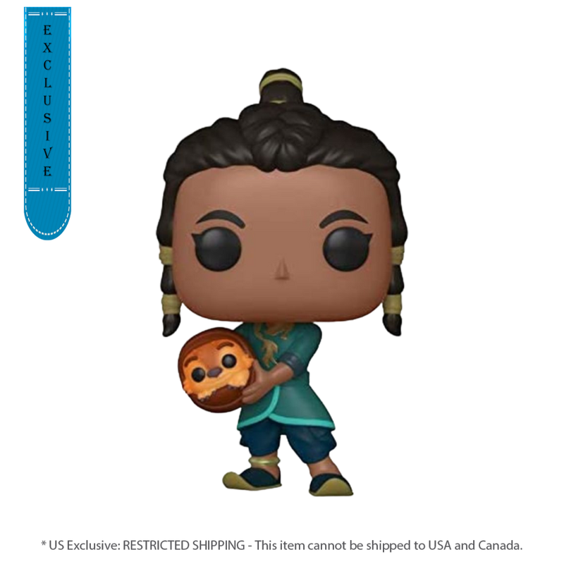 Disney - Raya and the Last Dragon - Funko Pop! Figure - Young Raya & Baby Tuk Tuk