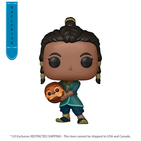 Disney - Raya and the Last Dragon - Funko Pop! Figure - Young Raya & Baby Tuk Tuk