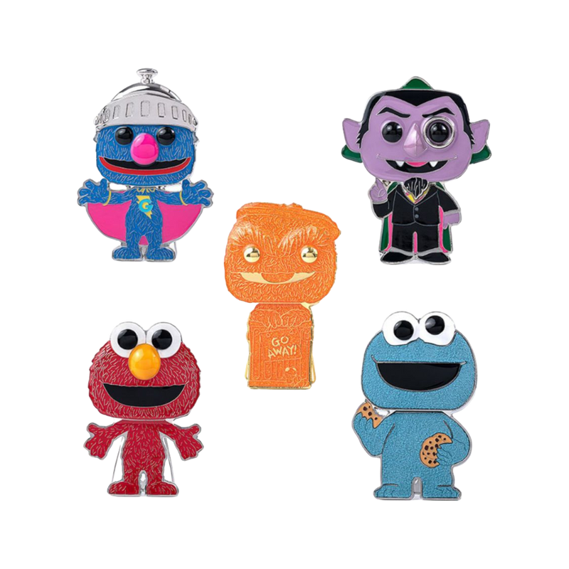 Sesame Street - 4" Pop! Enamel Pin asst