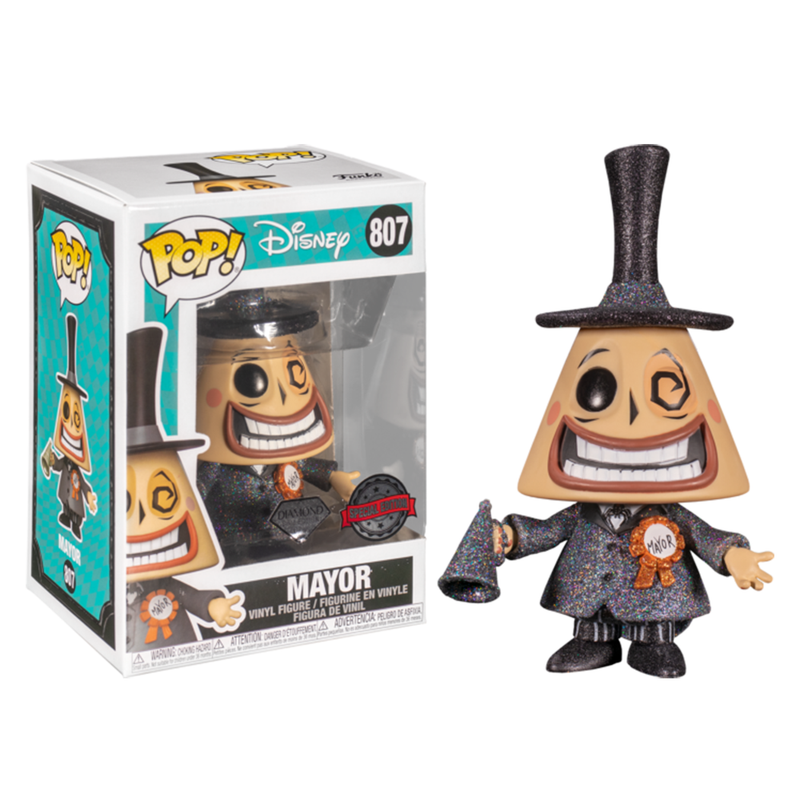 Disney Nightmare Before Christmas - Funko Pop! Figure - Mayor Special Edition Diamond (807)