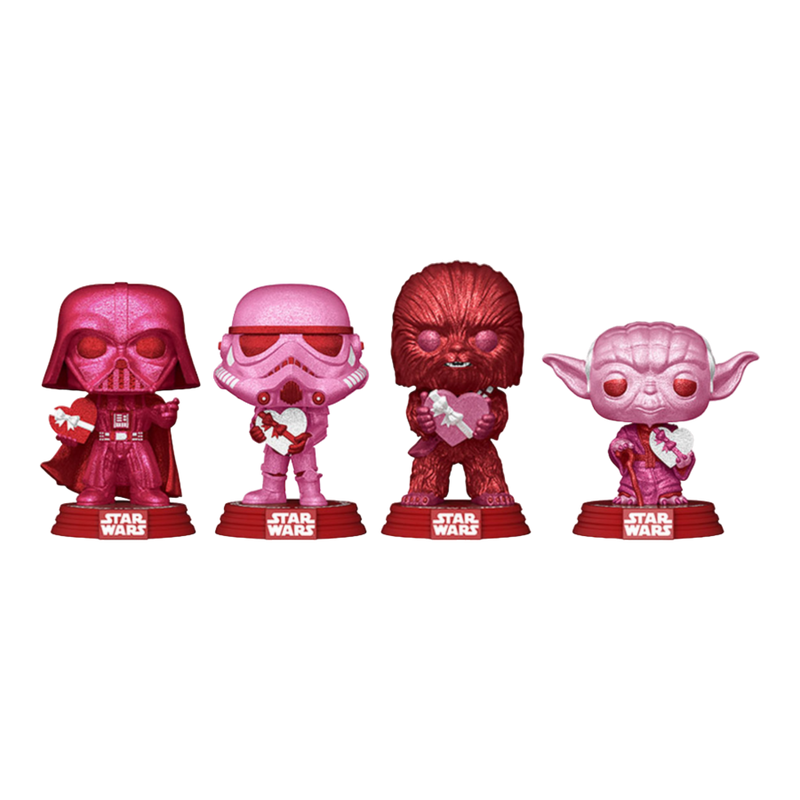 Star Wars - Valentine DGL Pop! 4Pk RS