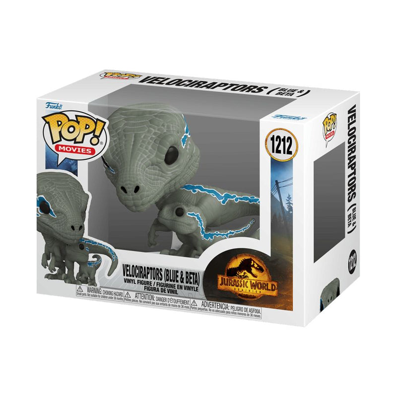 Jurassic World 3 - Velociraptors Blue & Beta Pop!