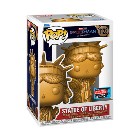 Marvel Spider-Man - Funko Pop! Figure - Statue of Liberty 2022 Fall Con Limited Edition (1123)