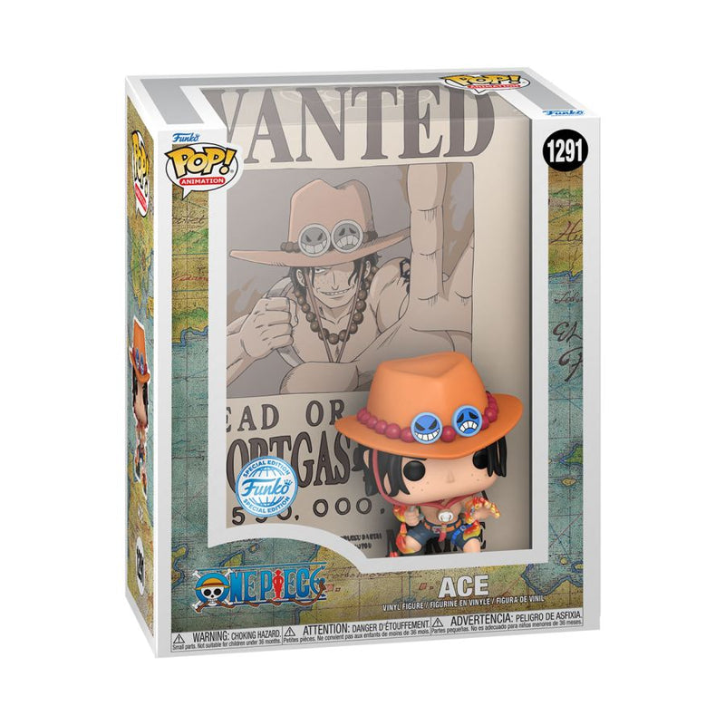 One Piece - Portgas D Ace Wanted Pop! Cover