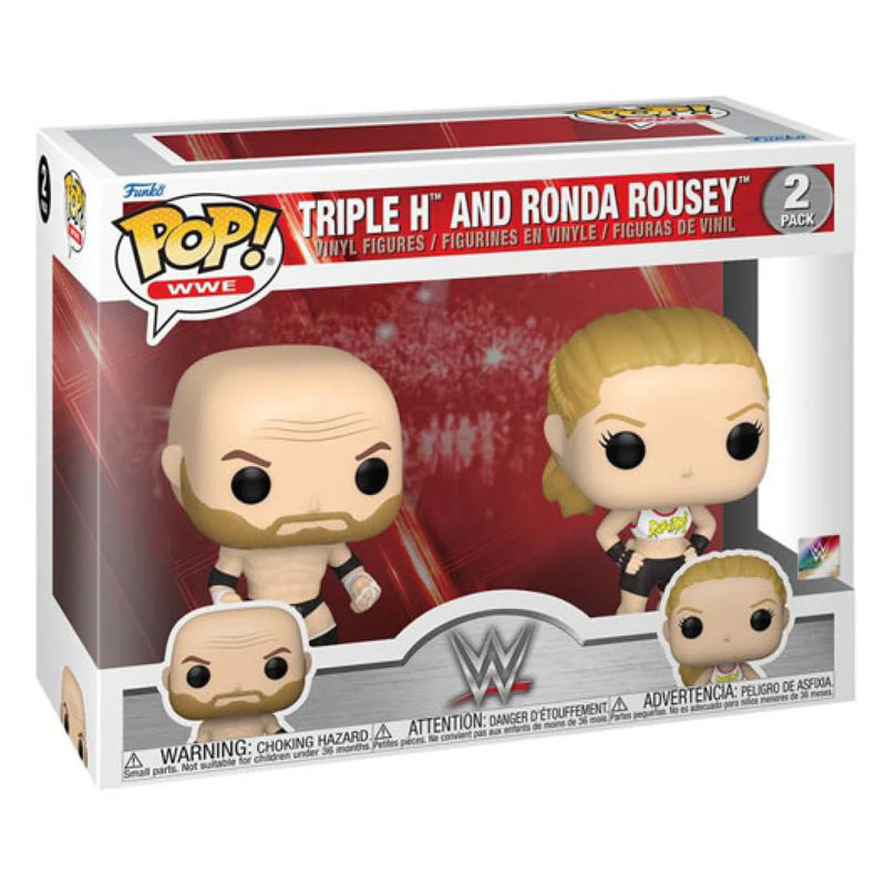 Triple H and Ronda Rousey - Pop! Figure - WWE 2 Pack