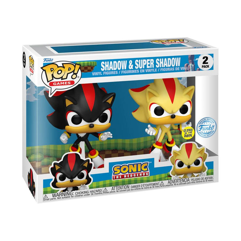 Sonic - Shadow & Super Shadow GW Pop! 2PK