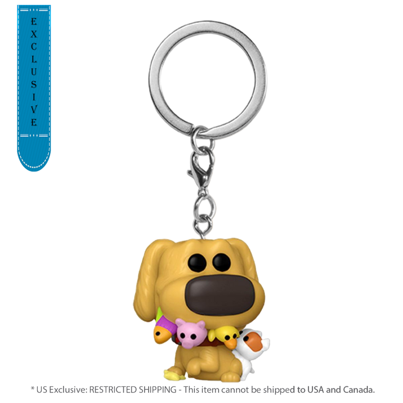 Up - Dug w/toys Pop! Keychain RS