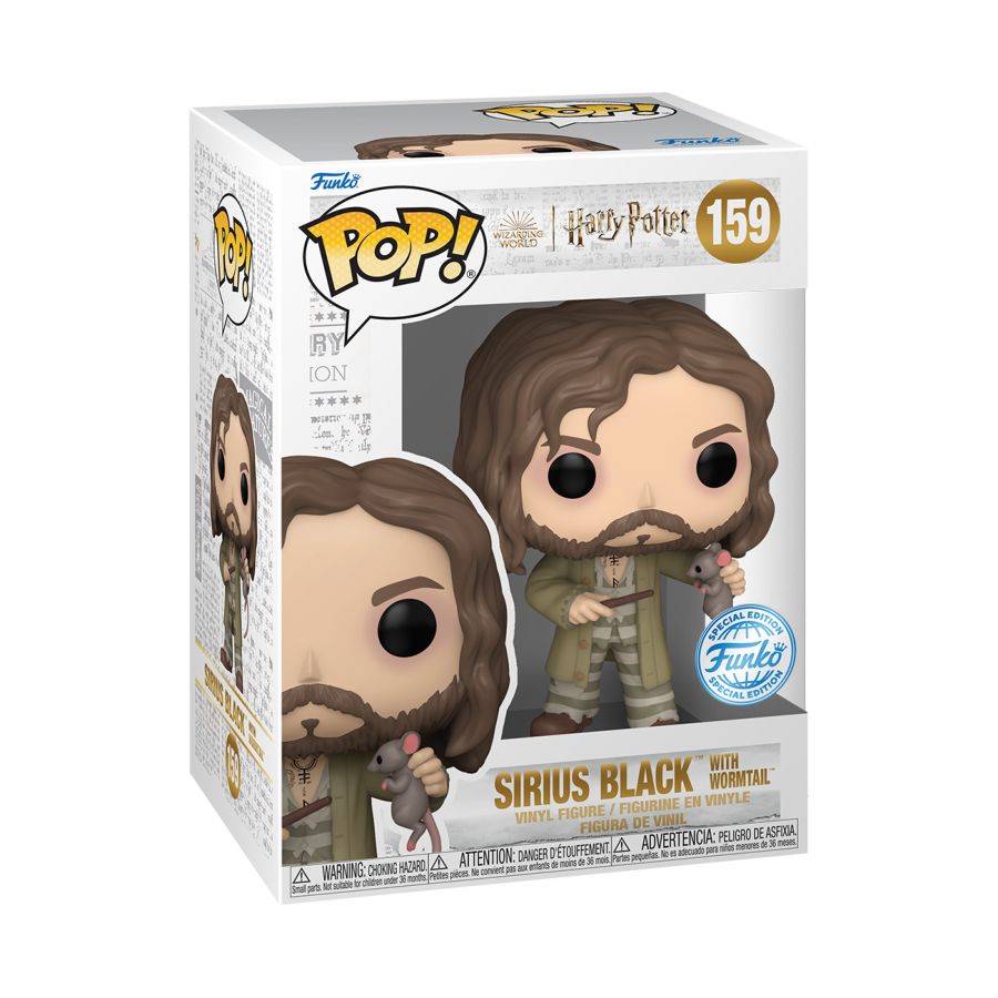 Harry Potter - Sirius w/Wormtail Pop! RS