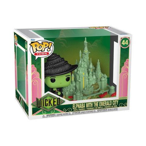 Wicked (2025) - Elphaba w/Emerald City Pop! Town