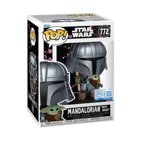Star Wars: Impressions - Mandalorian w/Grogu Pop!