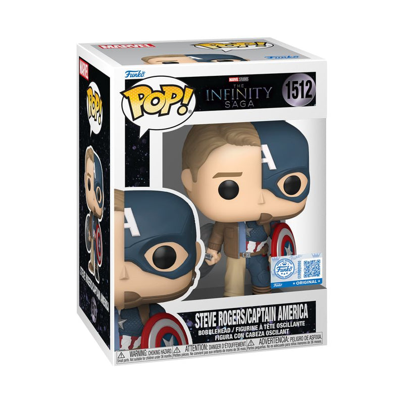 Marvel: Infinity Saga - Cap/Steve Split Pop! RS