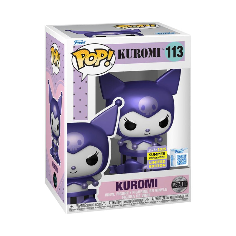 Hello Kitty - Kuromi Purple Metallic SDCC/Summer 2025 EXC Pop!