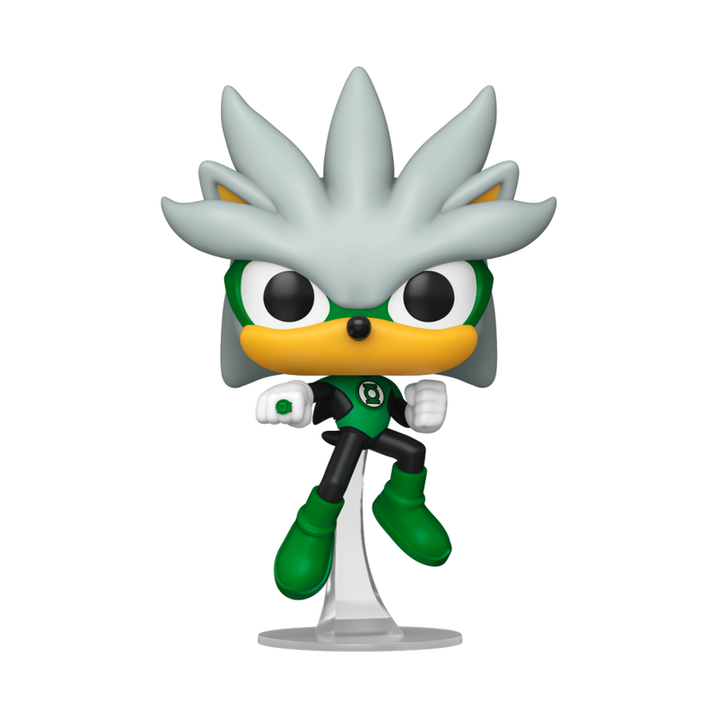 Justice League X Sonic the Hedgehog - Funko Pop! Figure - Silver as Green Lantern