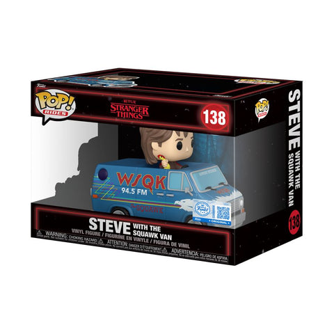 Stranger Things - Steve w/Squawk Van Pop! Ride
