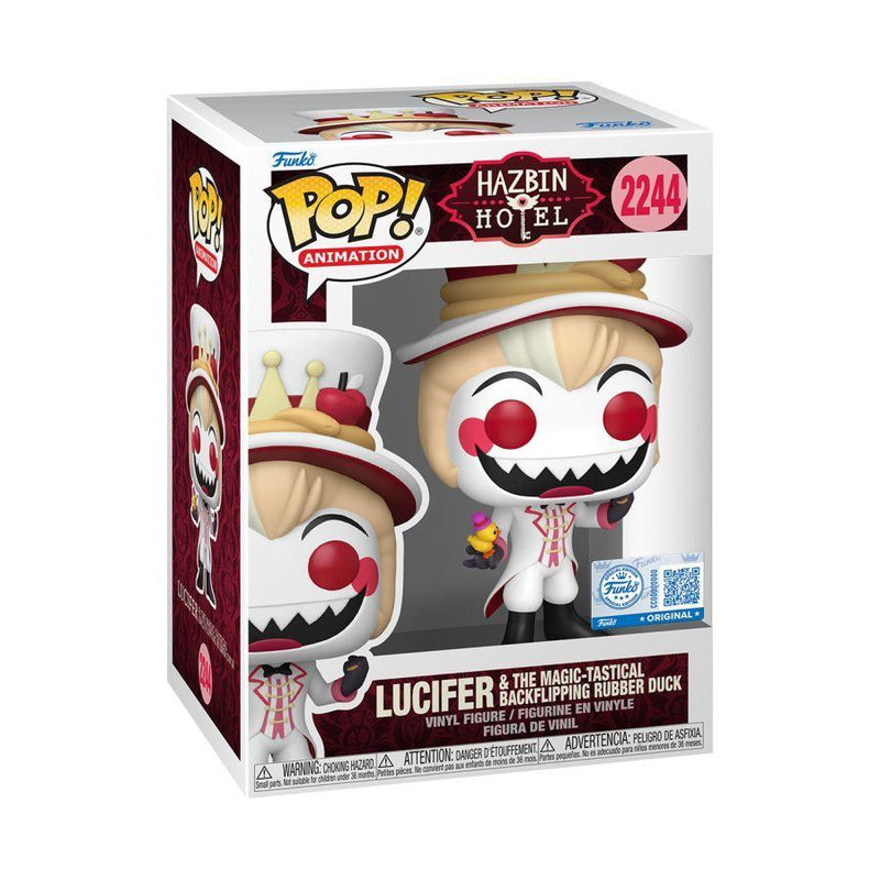 Hazbin Hotel - Lucifer & Magic-Tastical Backflipping Rubber Duck