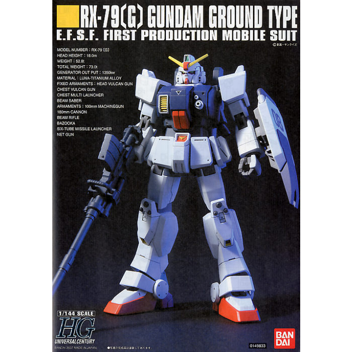 1/144 HGUC RX-79 (G) GUNDAM GROUND TYPE