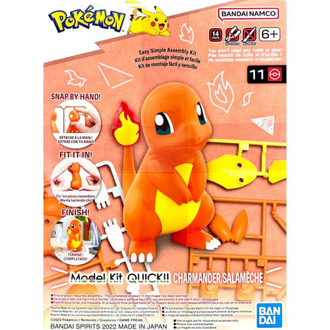 Pokemon Model Kit - Quick!! - 11 Charmander