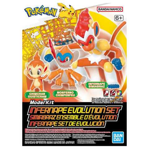 Pokemon Model Kit - Infernape Evolution Set