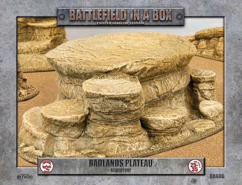 Battlefield in a Box - Badlands - Plateau- Sandstone (x1)