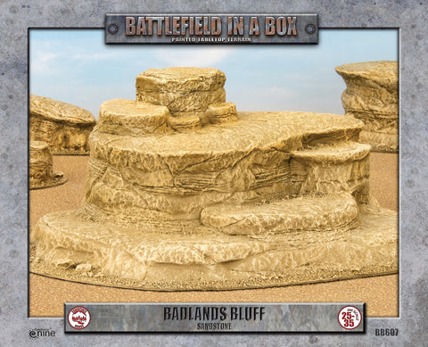 Battlefield in a Box - Badlands - Bluff - Sandstone (x1)