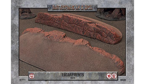 Battlefield in a Box - Gothic Essentials - Escarpments (x2) - Mars