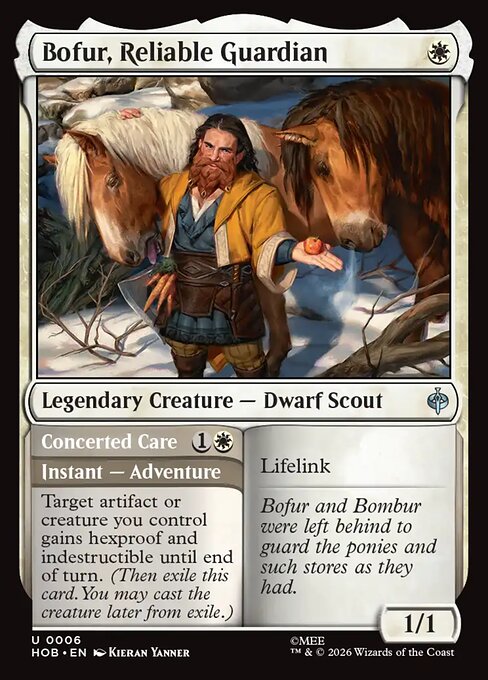 Bofur, Reliable Guardian // Concerted Care