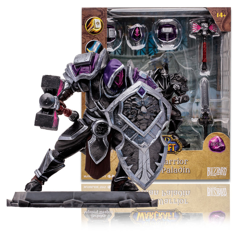 World Of Warcraft 6" figure  - Human: Paladin / Warrior (Epic)