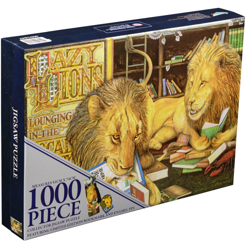 Animalia - Lazy Lions 1000pc Collector Jigsaw