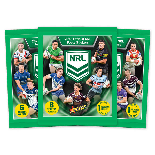 NRL League Heroes 2026 Stickers Box