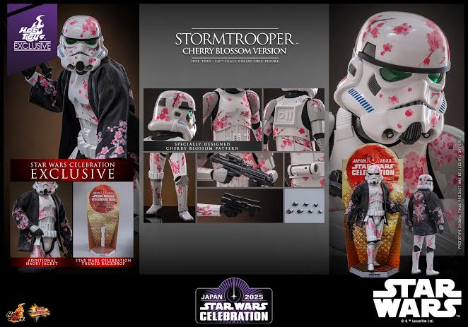 Star Wars Celebration Japan 2025: Hot Toys Cherry Blossom Stormtrooper  1:6 Scale Action Figure