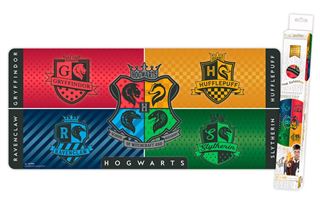 Harry Potter - Hogwarts Shields - XXL Gaming Mat