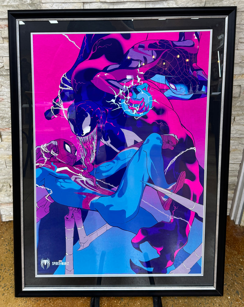 Spider-Man 2 SDCC'23 Mondo Print Frame