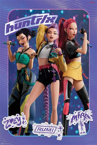 Poster K-POP Demon Hunters Display (AAPOSTER)