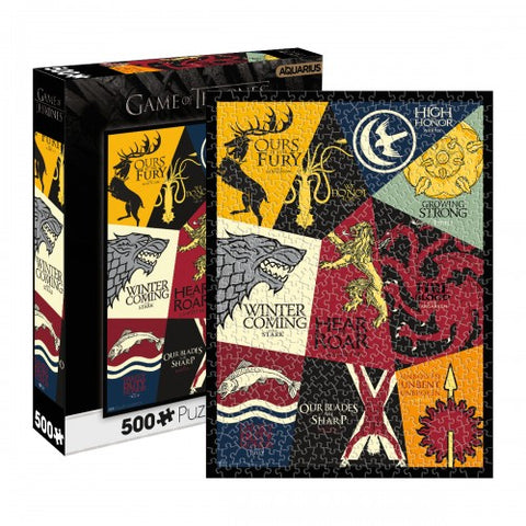 Games Of Thrones Mottos 500pc Puzzle