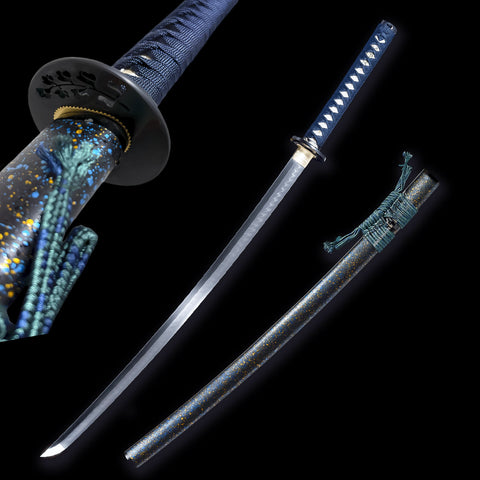 Full Tang Damascus Folded Japanese Samurai Katana Collection XV Sword (Handmade)