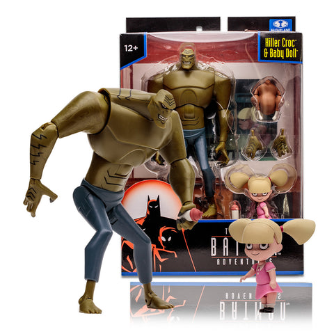 The New Batman Adventures 6" Figure - Killer Croc With Baby Doll