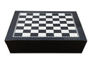 Dal Rossi - Black and White Weighted Chess Pieces 110mm 20″ Chess Board
