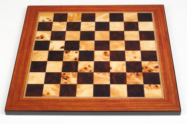 Dal Rossi 50cm Walnut Finish Chess Board