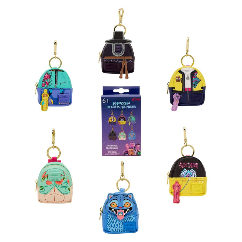 KPop Demon Hunters Mystery Mini Backpack Keychain Charm
