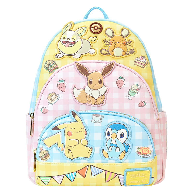 Pokemon - Cafe Triple Pocket Backpack