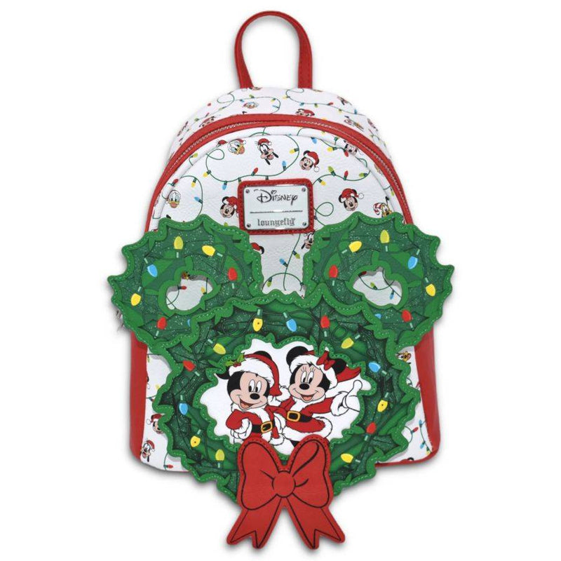 Disney - Mickey Holiday Wreath Mini Backpack RS