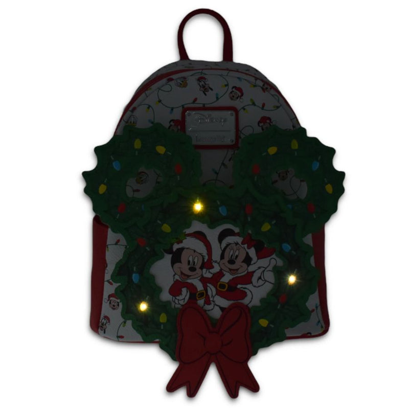 Disney - Mickey Holiday Wreath Mini Backpack RS