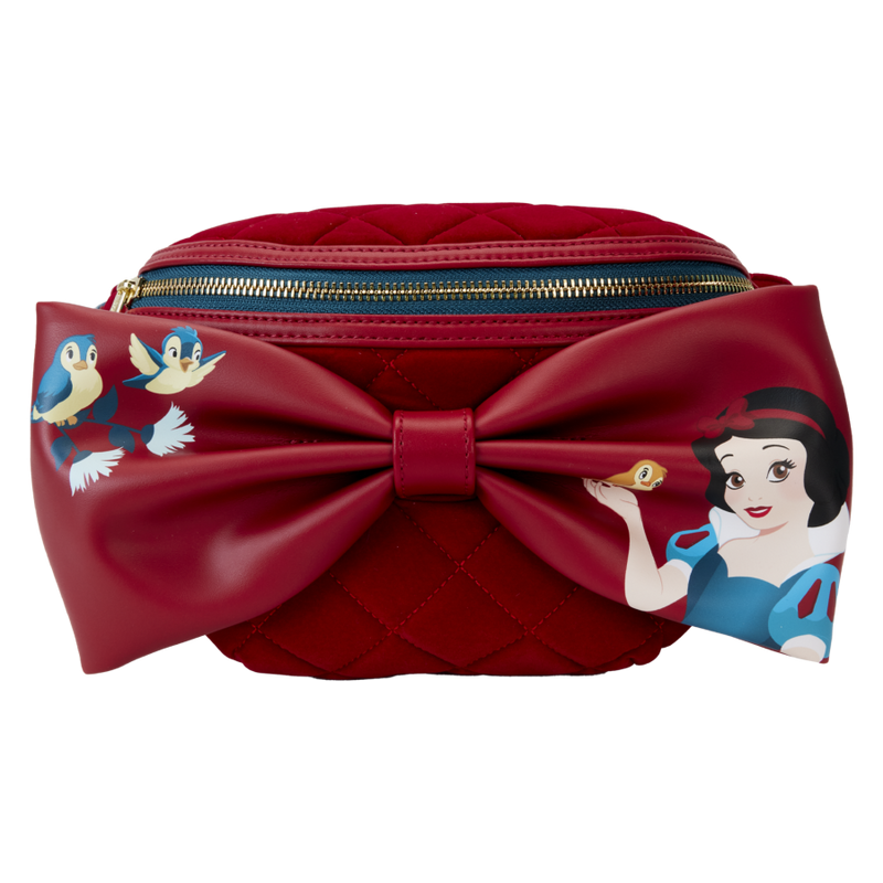 Snow White (1937) - Classic Bow Velvet Belt Bag