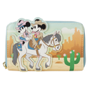 Disney - Western Mickey & Minnie Zip Wallet