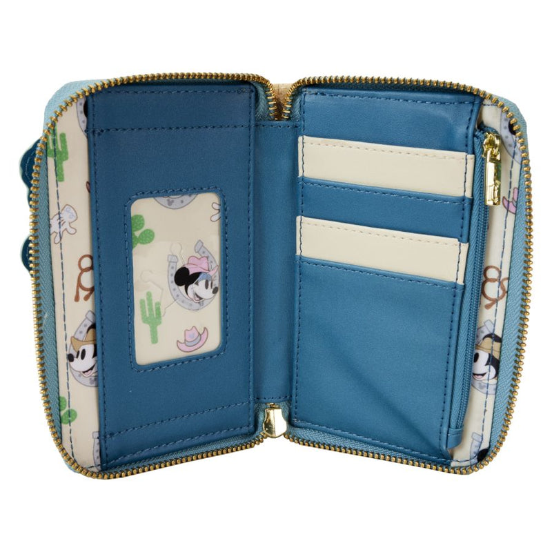 Disney - Western Mickey & Minnie Zip Wallet