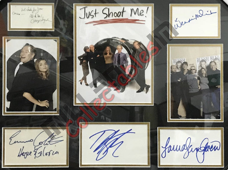 Just Shoot Me!  Cast Frame