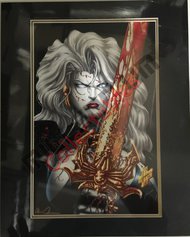 Artist Autographed Print - Brian Pulido - Lady Death -