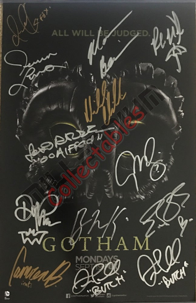 SDCC 2016 Exclusive Autographed Poster - Gotham